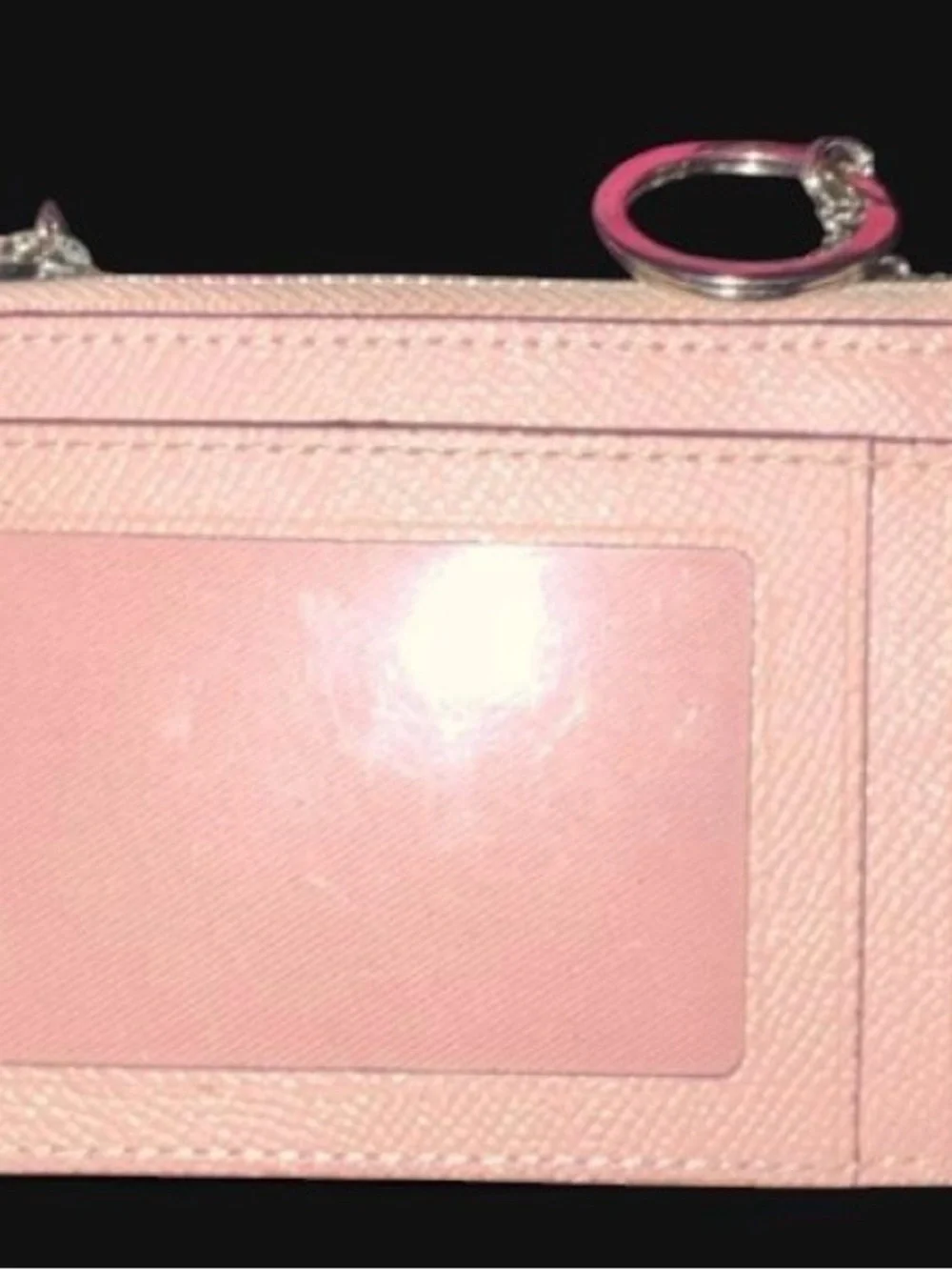 Coach compact leather